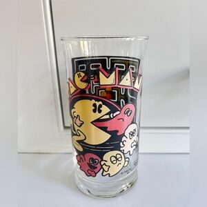 vintage Pac-Man drinking glass by Bally Midway arcade game collection 1982